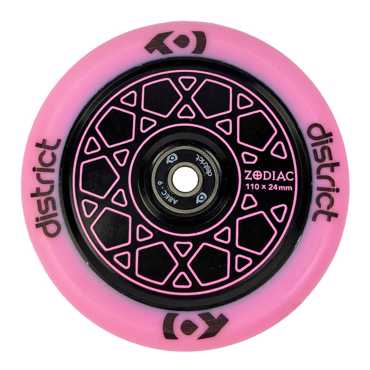 Wheel District Zodiac 110mm, Pink/Black